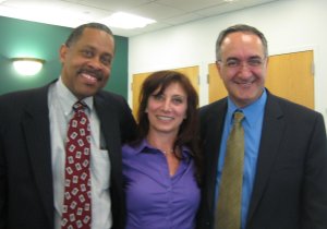 Dean Jude Nixon, Dr. Anna Rocca, Dr. Carlo Cipollone