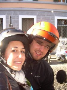 Valentine with Jessica in Rome