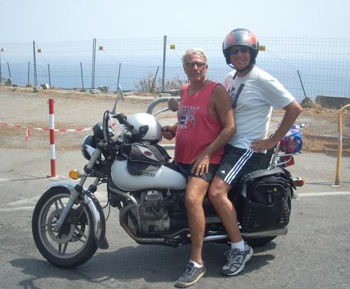 Richard Strager and his Italian friend Eduardo