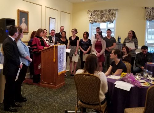 Phi Sigma Iota Induction Ceremony