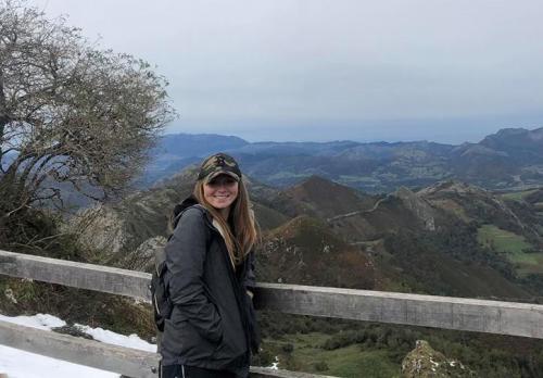 Allysha Dunnigan in Asturias, Spain